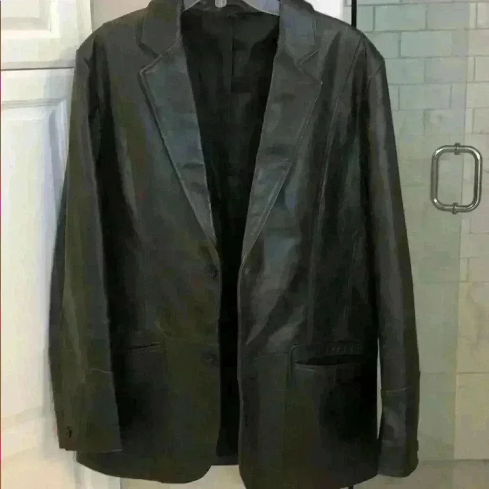 Claiborne Black Leather Jacket